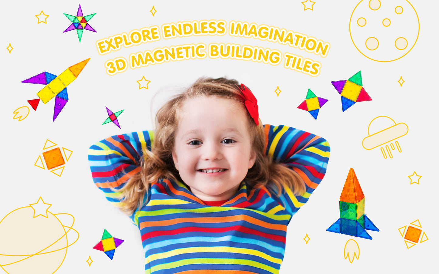 PLUMIA Magnets for Kids Learning Toys Magnetic Building Blocks Educational Toddler Toys Magnetic Tiles STEM Toys Gift for 3 4 5 Year Olds Boys and Girls
